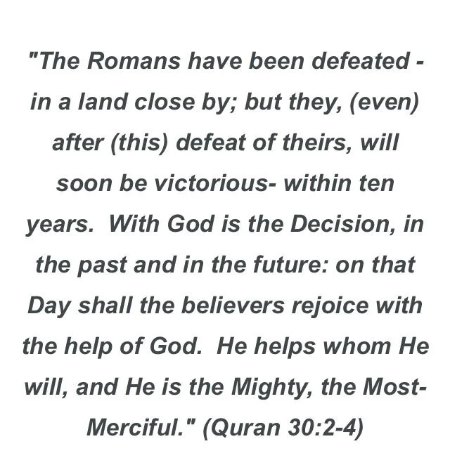 Koranens förutsägelser: Grekernas seger över iranierna - Maulana Wahiduddin Khan