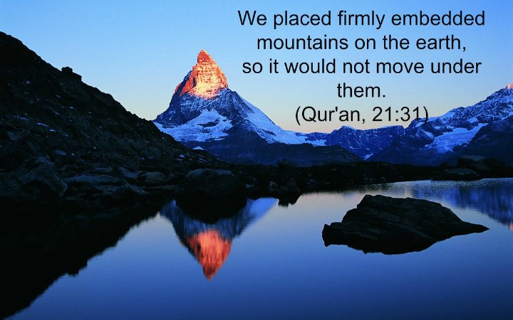 Koranen förklarar geologi - Maulana Wahiduddin Khan